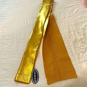 Gold “foil” scarf